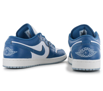 Air JORDAN 1 Low SE - Herren Schuhe Sneakers Weiß-Blau FN5214-141