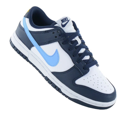 Nike Dunk Low - Damen Sneakers Schuhe Blau-Weiß  FN7800-400