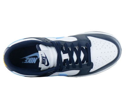 Nike Dunk Low - Damen Sneakers Schuhe Blau-Weiß  FN7800-400