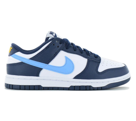 Nike Dunk Low - Damen Sneakers Schuhe Blau-Weiß  FN7800-400