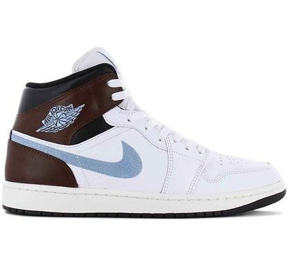 Air Jordan 1 Mid SE - Herren Sneakers Basketball Schuhe Leder Weiß FQ7831-142