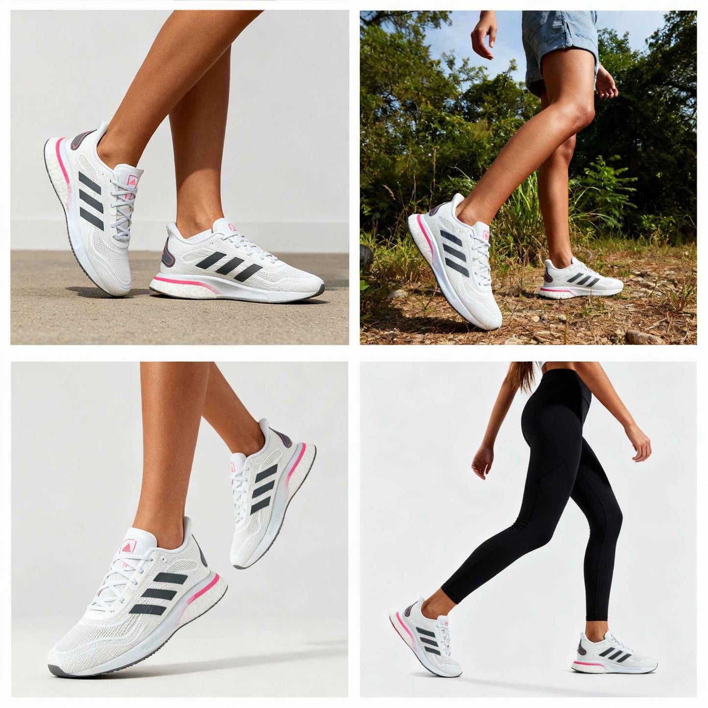 adidas SUPERNOVA Boost W - Damen Laufschuhe Sport Fitness Schuhe Weiß FV6020