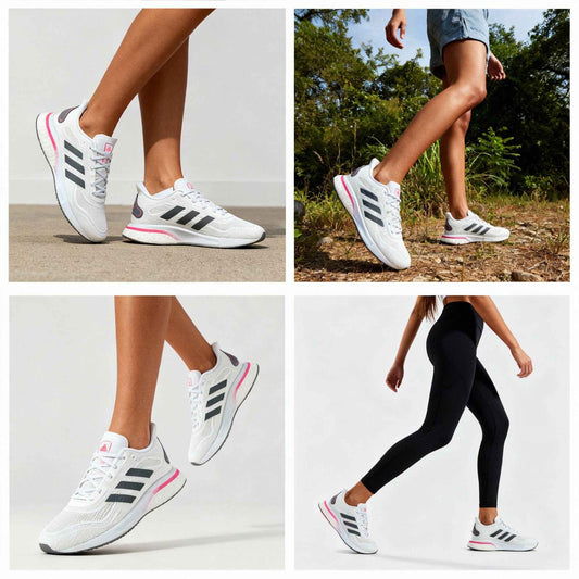 adidas SUPERNOVA Boost W - Damen Laufschuhe Sport Fitness Schuhe Weiß FV6020