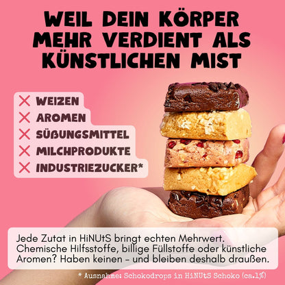 HiNUtS Schoko (12 Riegel)