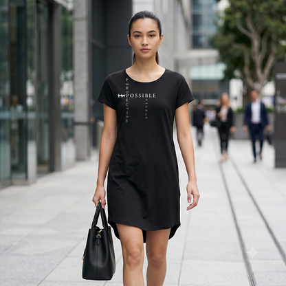 T-shirt dress "Flower Time"