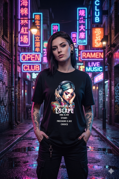 Frauen T-Shirt "Tattoo" Oversize