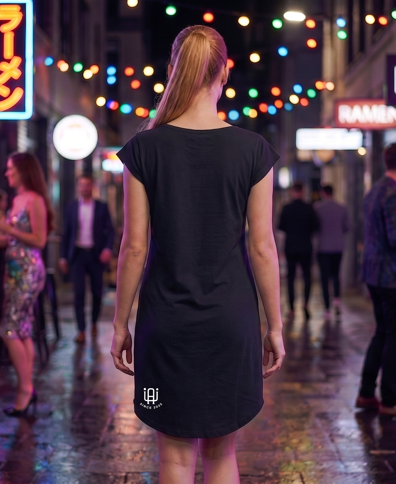 T-shirt dress "Flower Time"