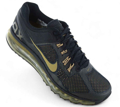 Nike Air Max 2013 - Herren Sneakers Schuhe Schwarz-Gold HQ1927-001