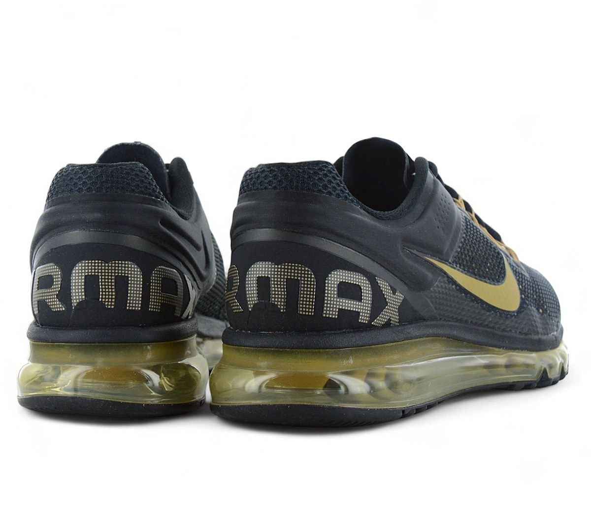 Nike Air Max 2013 - Herren Sneakers Schuhe Schwarz-Gold HQ1927-001