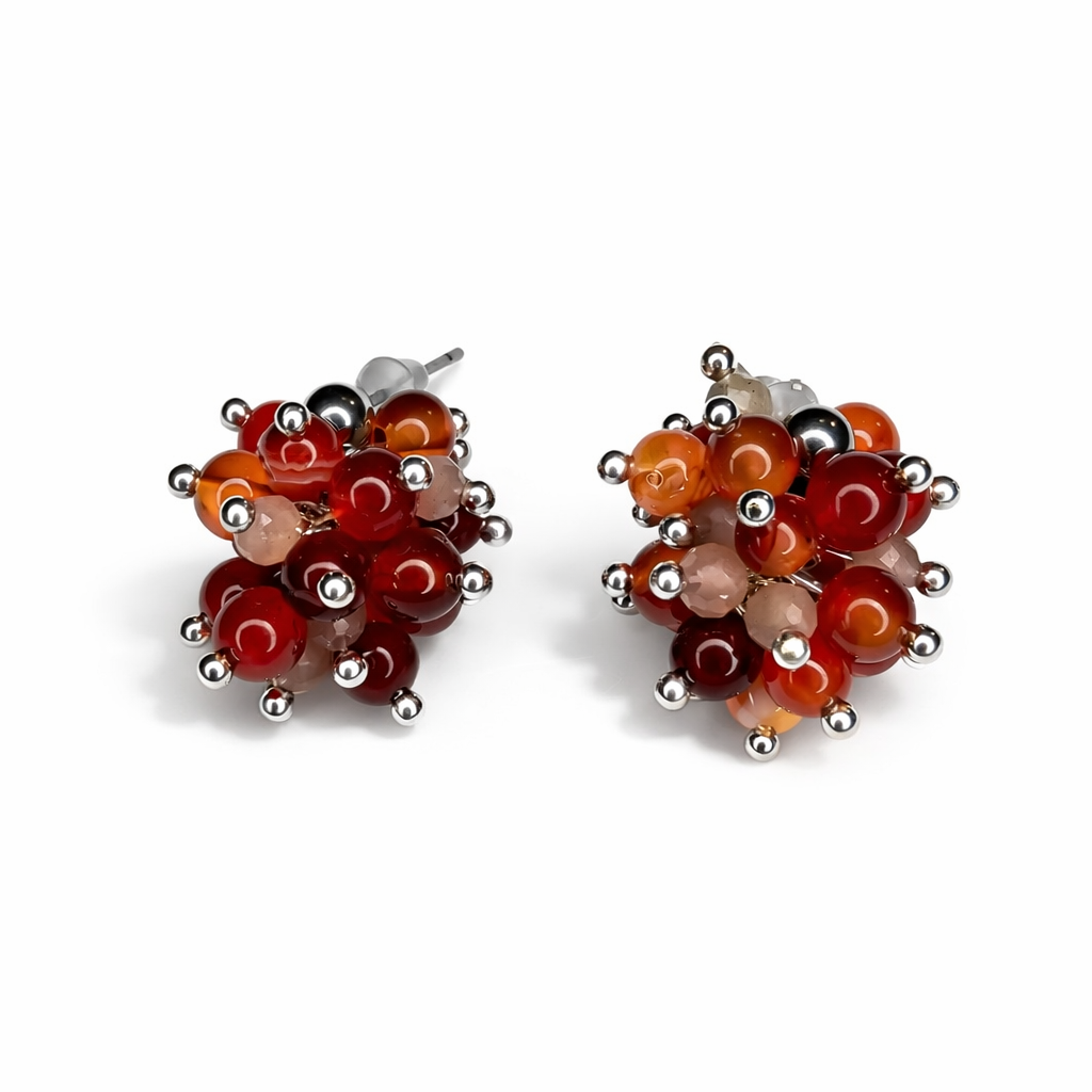 Carnelian Luna - Karneol & Mondstein