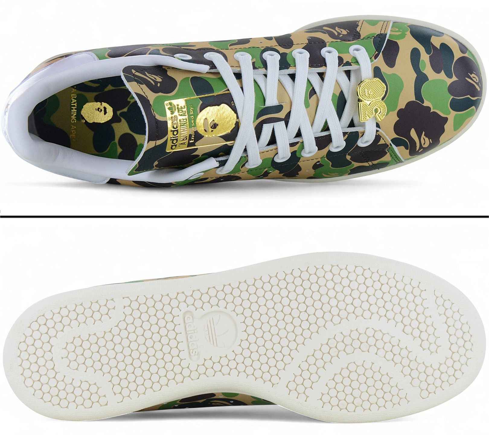 adidas x BAPE - Stan Smith ABC Camo - Herren Schuhe Sneakers Camouflage IG8949