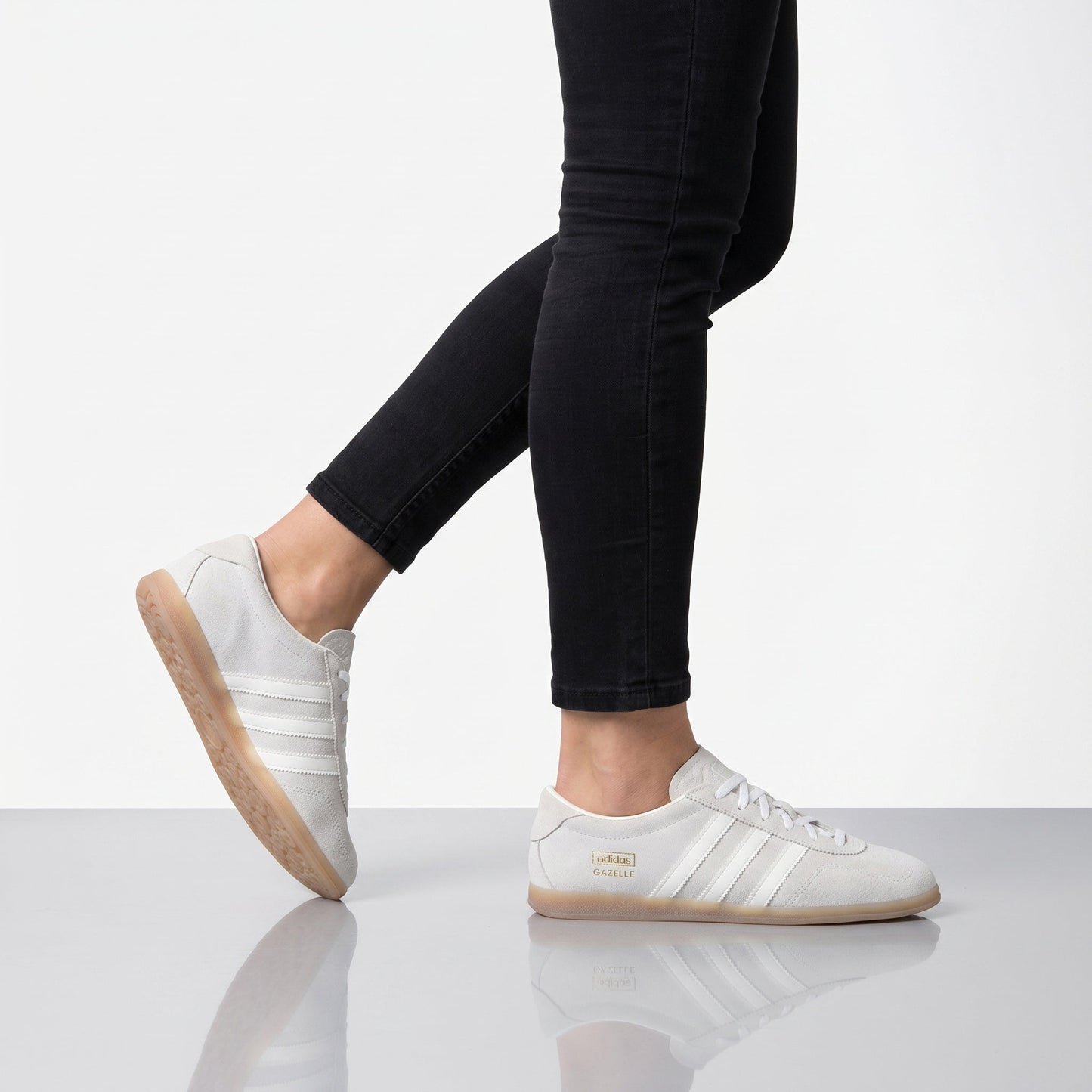 adidas Gazelle Lo Pro W - Damen Sneakers Schuhe Beige IH6933