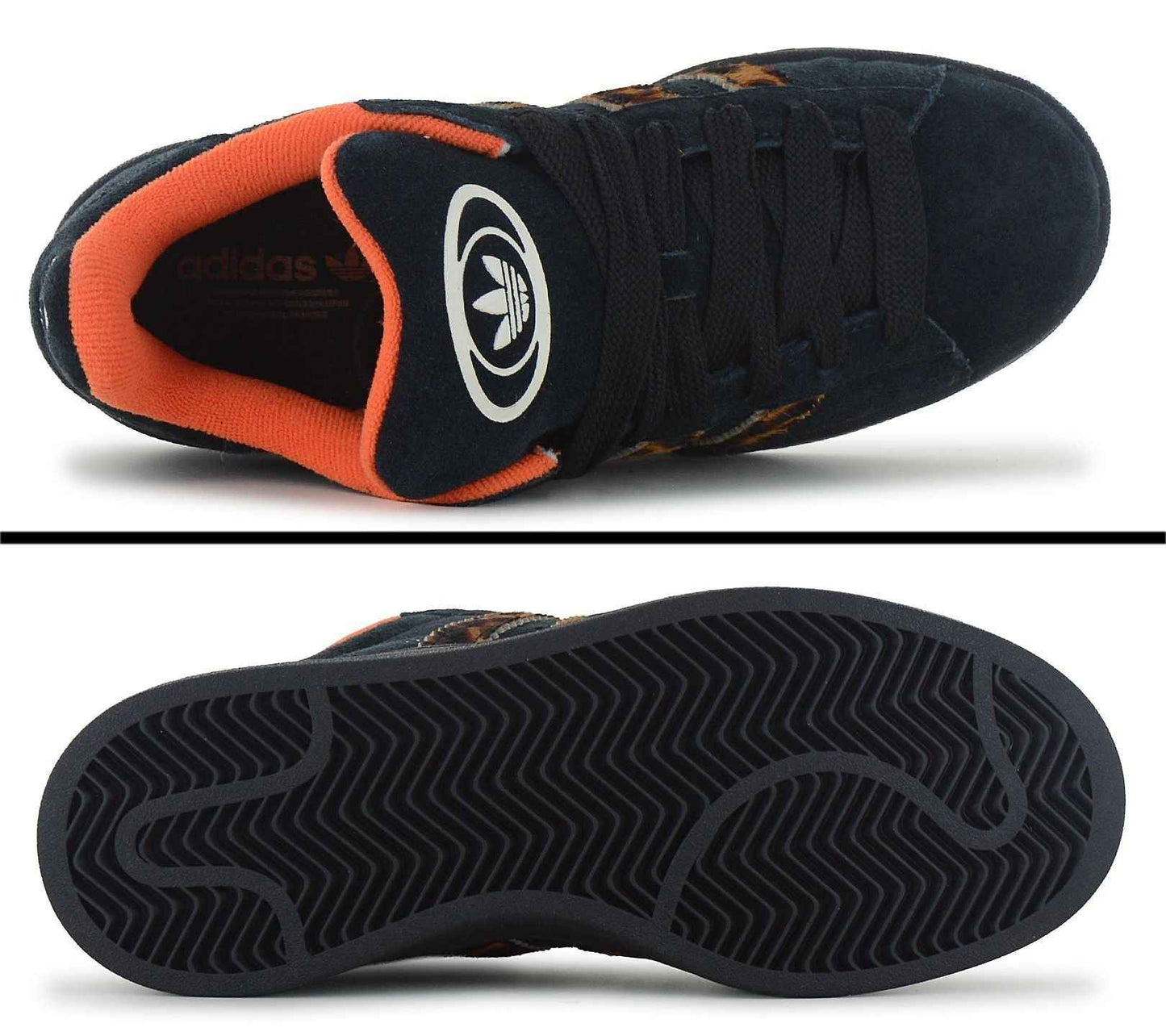adidas CAMPUS 00s W - Leopard Stripes - Damen Sneakers Schuhe Schwarz JH9767