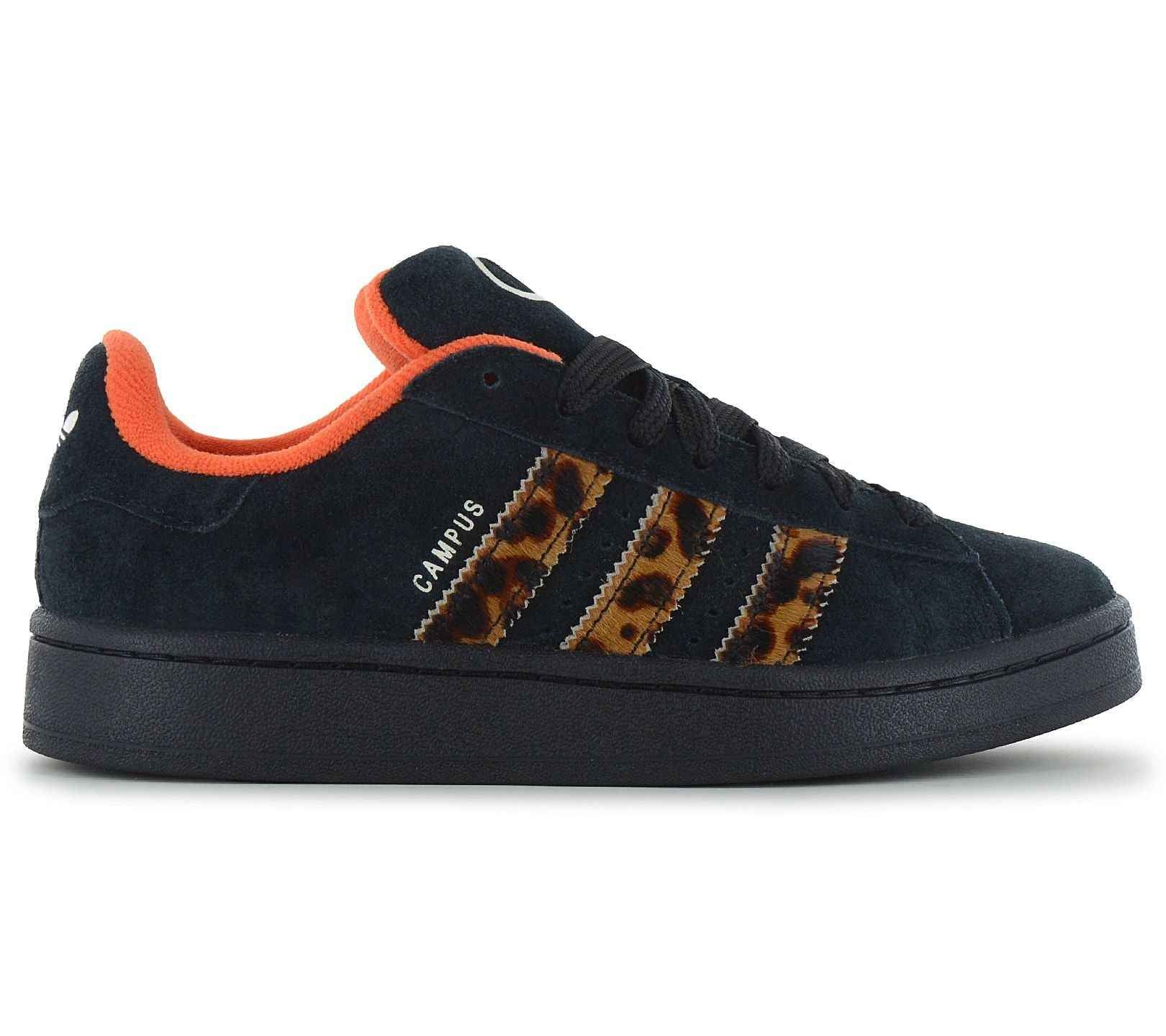 adidas CAMPUS 00s W - Leopard Stripes - Damen Sneakers Schuhe Schwarz JH9767