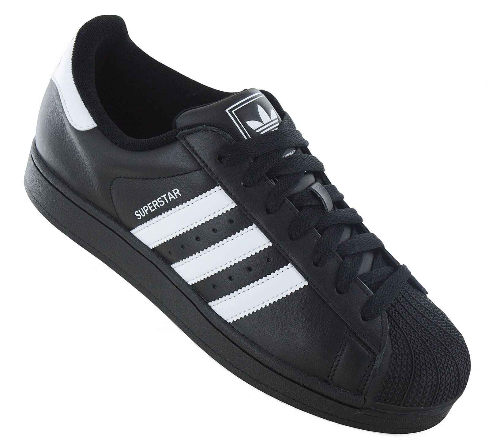 adidas Originals Superstar II 2 - Sneakers Schuhe Leder Schwarz JI0079
