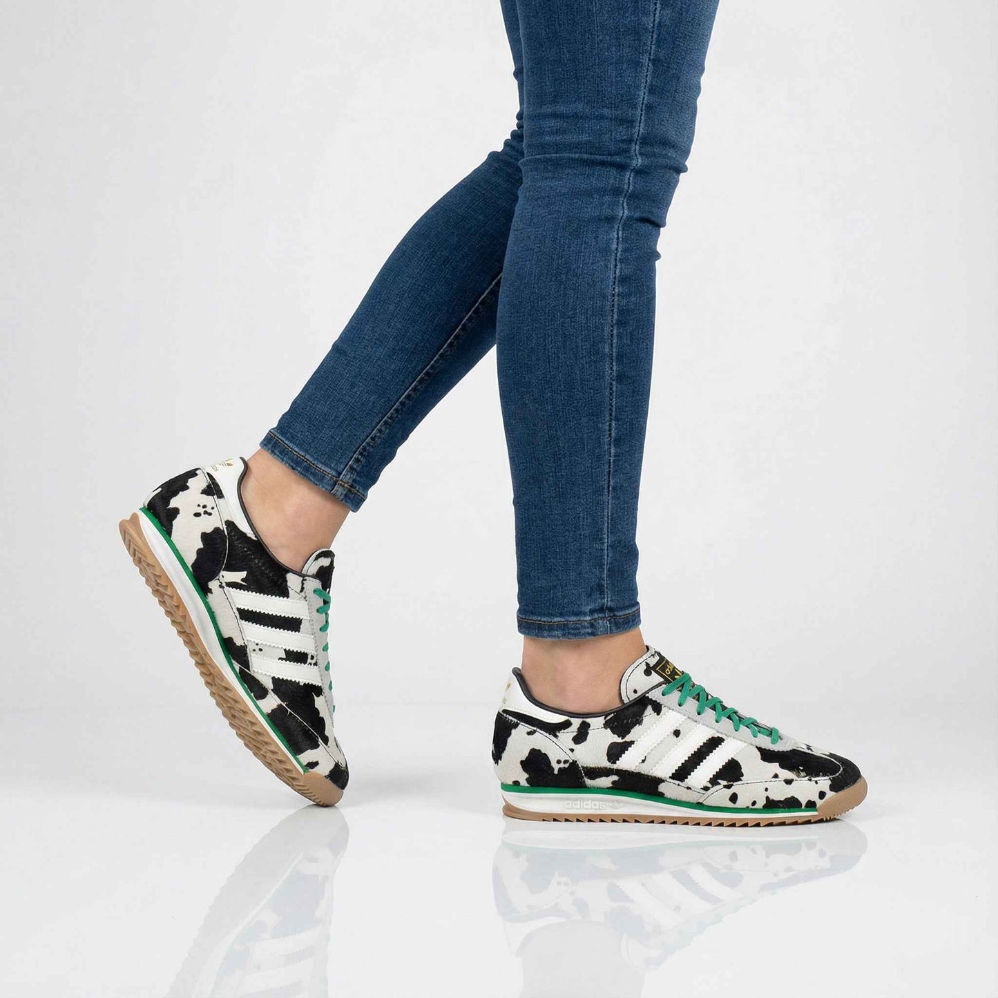 adidas Originals SL72 OG W Cow Print - Damen Sneakers Schuhe JR1639