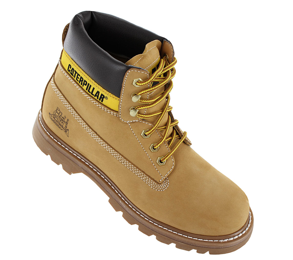 CAT Caterpillar Colorado 6 inch Boots - Herren Winter Stiefel Leder Honey PWC44100-940