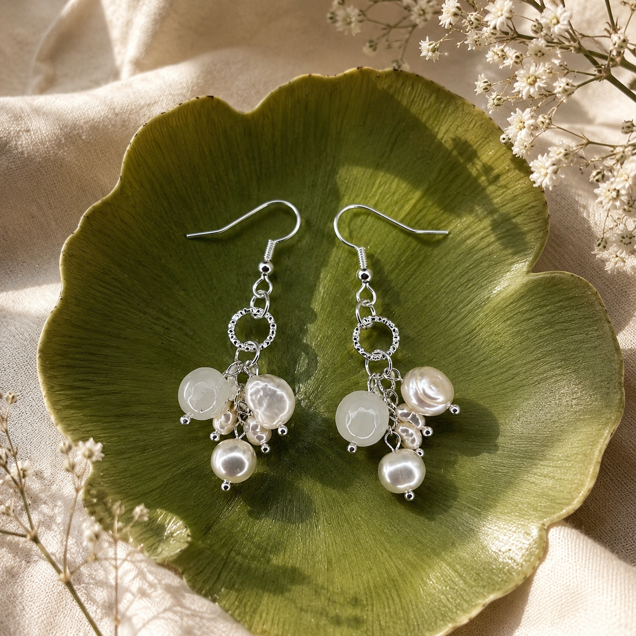 Pearl Heaven - Jade & Süßwasserperlen