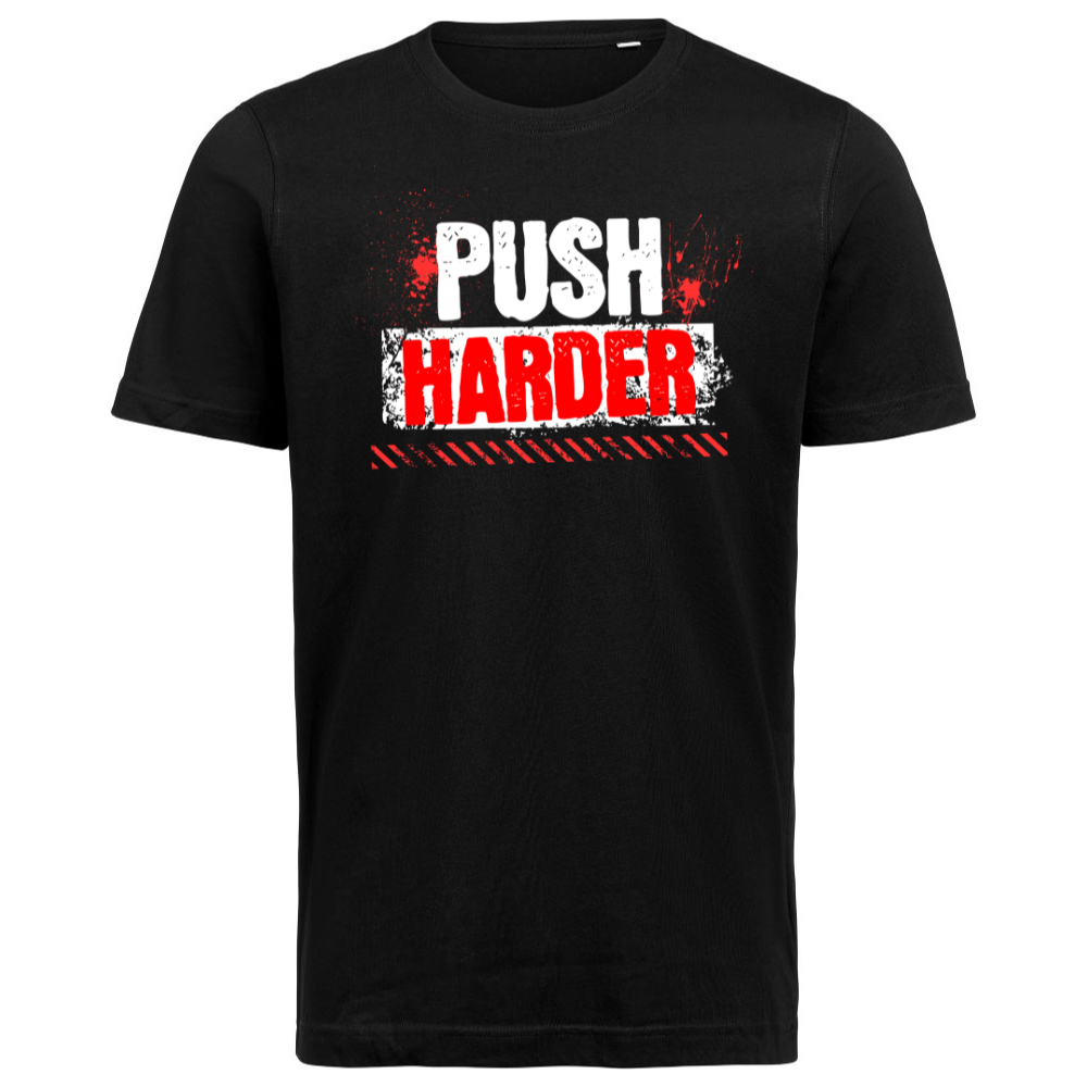 Herren T-Shirt "Push Harder"