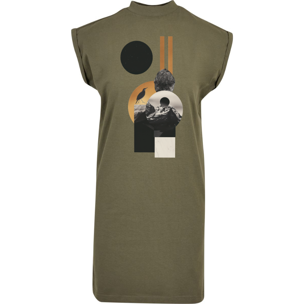 T-shirt dress "Flower Time"