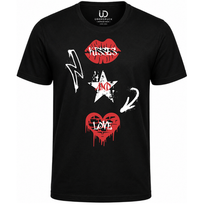Frauen T-Shirt "Kisses and Love"