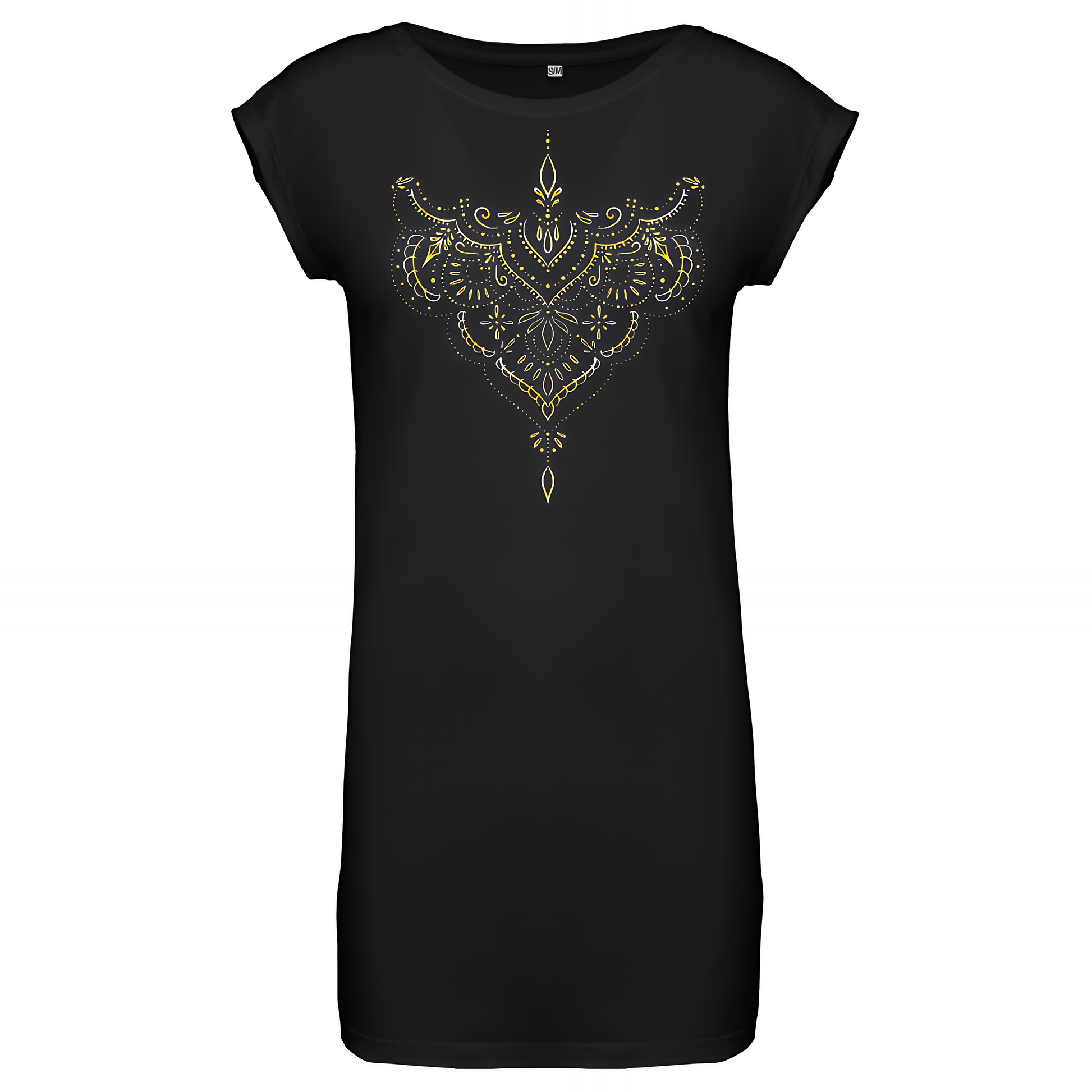 T-Shirt Kleid "Mandala" - ÜBERDRUCK BY ARCHAN