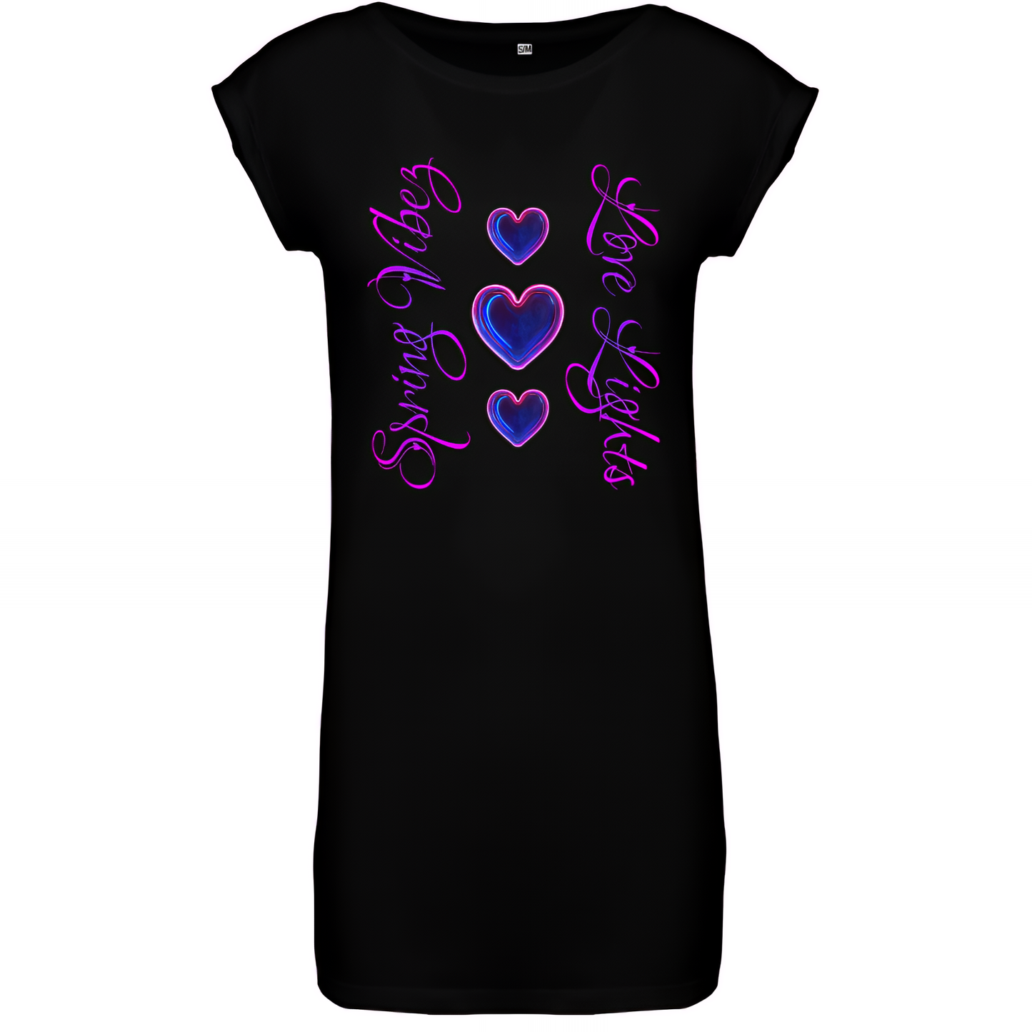 "Spring Vibez" T-Shirt Dress