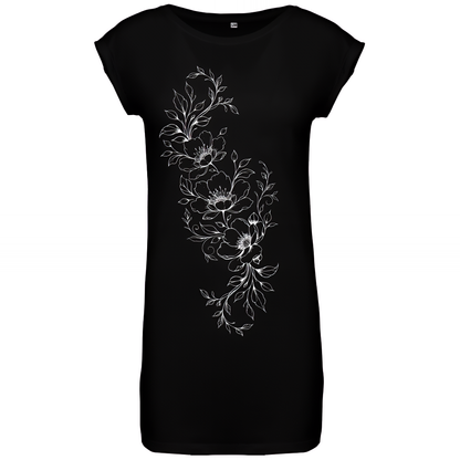 T-Shirt Kleid "Floral Whisper"