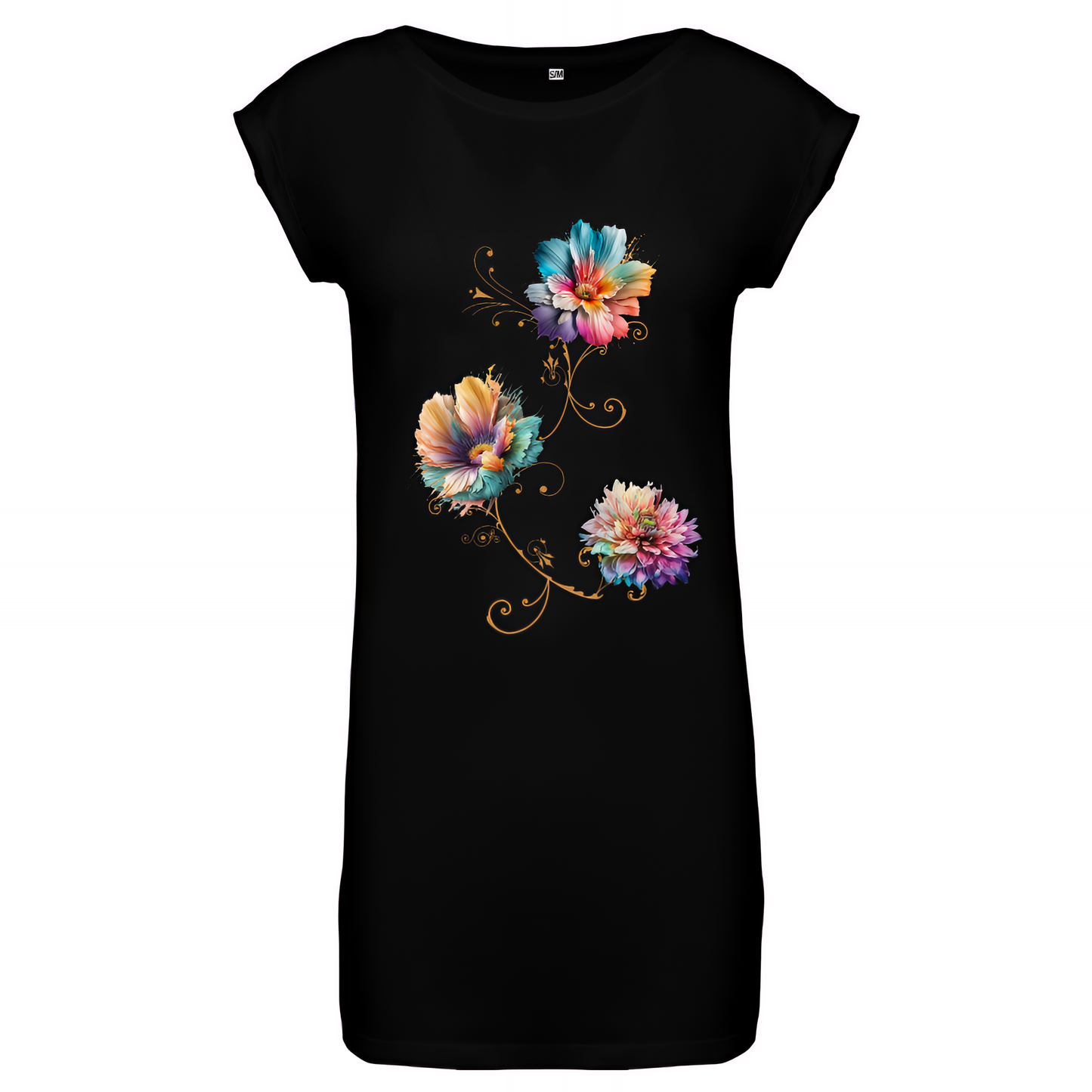 T-Shirt Kleid "Flower Time"