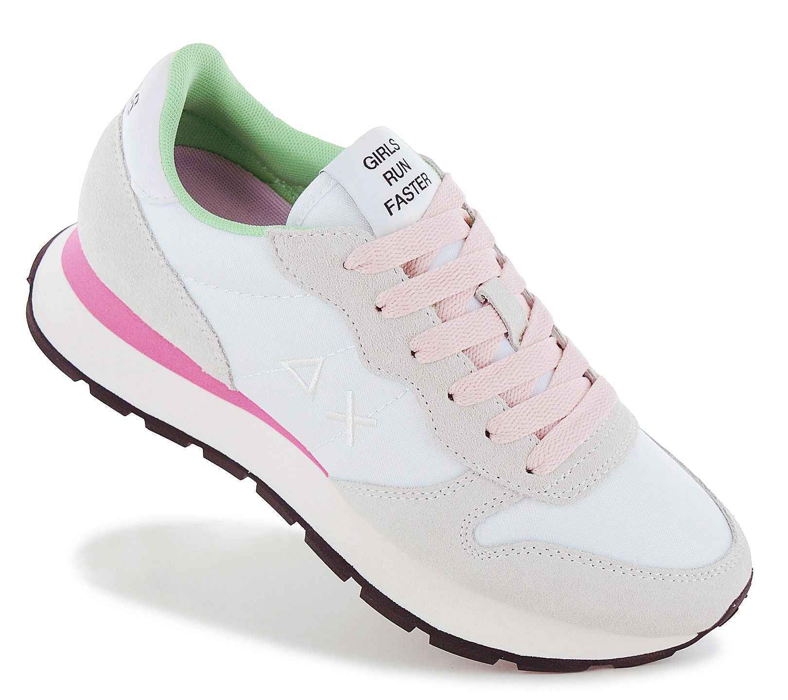 SUN68 Ally Solid - Damen Sneakers Schuhe Weiß Z36201-01
