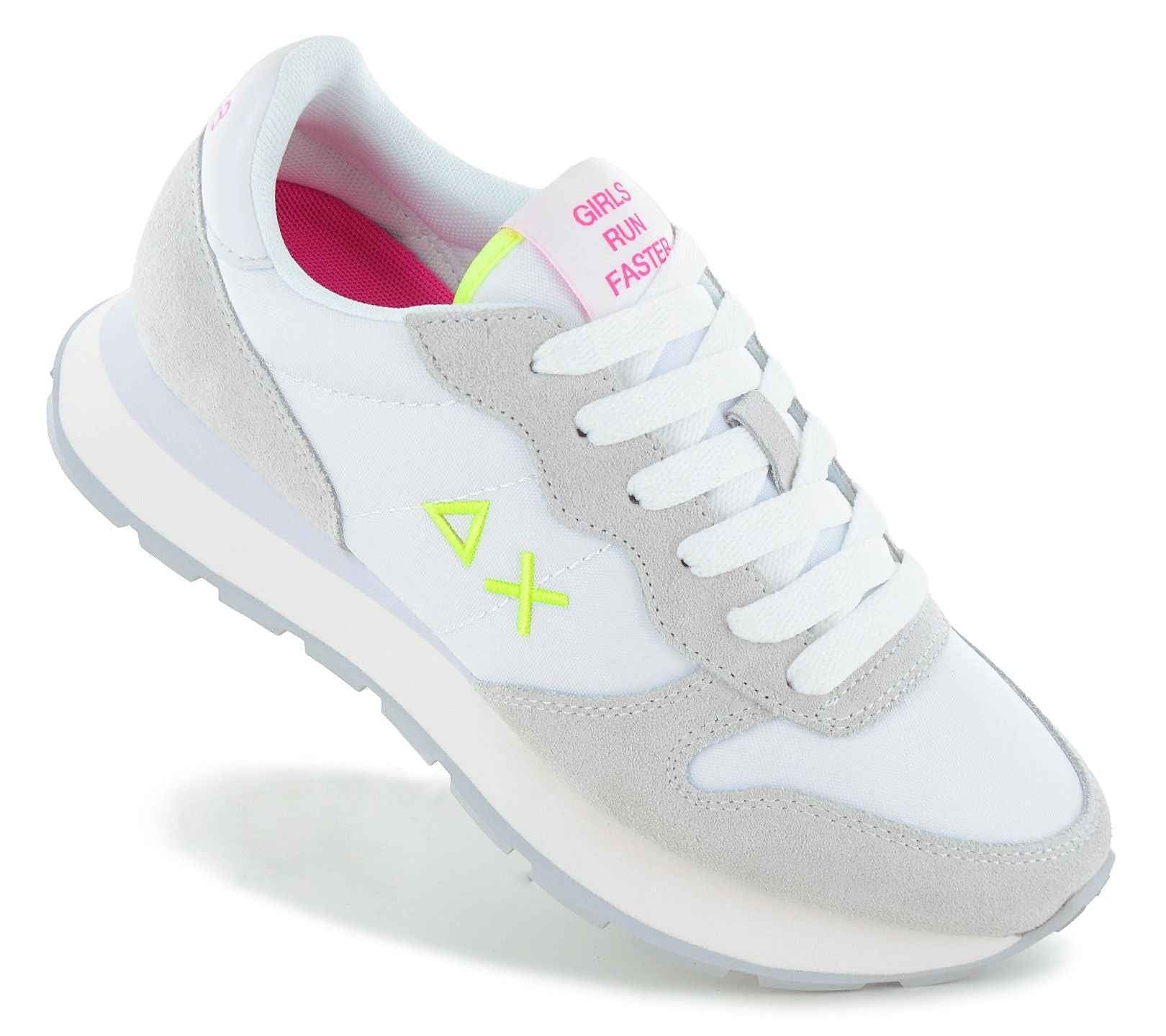 SUN68 Ally Solid - Damen Sneakers Schuhe Weiß Z36201-0162