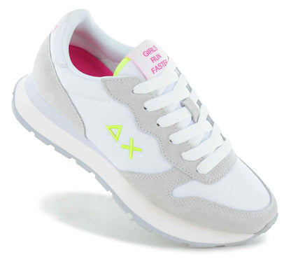 SUN68 Ally Solid - Damen Sneakers Schuhe Weiß Z36201-0162