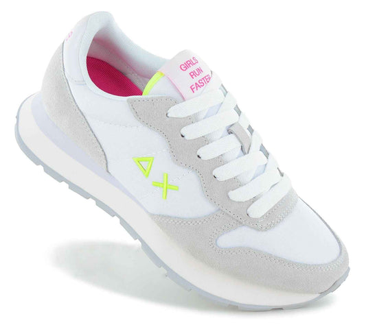 SUN68 Ally Solid - Damen Sneakers Schuhe Weiß Z36201-0162