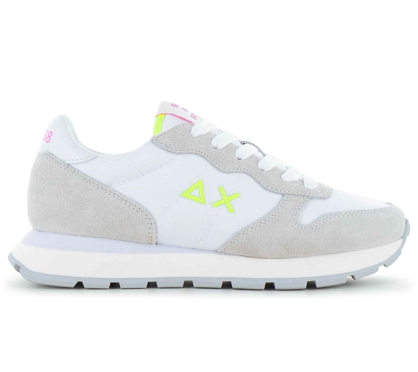 SUN68 Ally Solid - Damen Sneakers Schuhe Weiß Z36201-0162