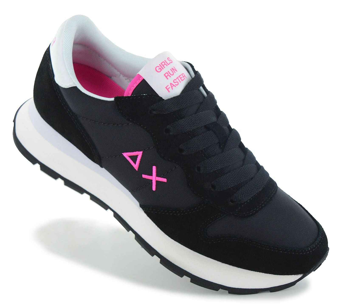 SUN68 Ally Solid - Damen Sneakers Schuhe Schwarz Z36201-1162
