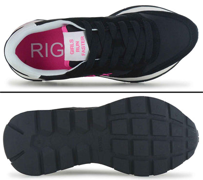 SUN68 Ally Solid - Damen Sneakers Schuhe Schwarz Z36201-1162