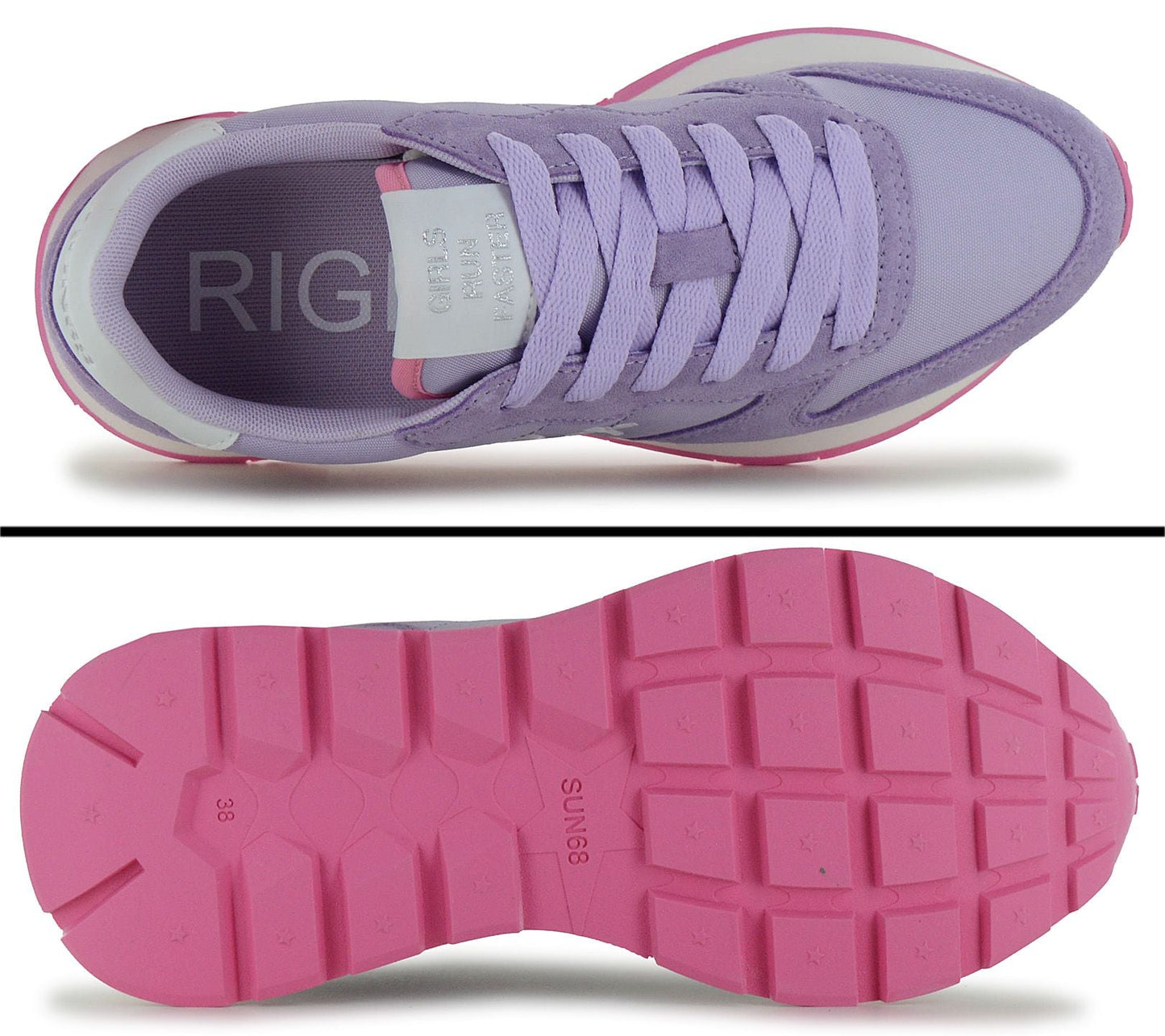 SUN68 Ally Solid - Damen Sneakers Schuhe Violett Z36201-24