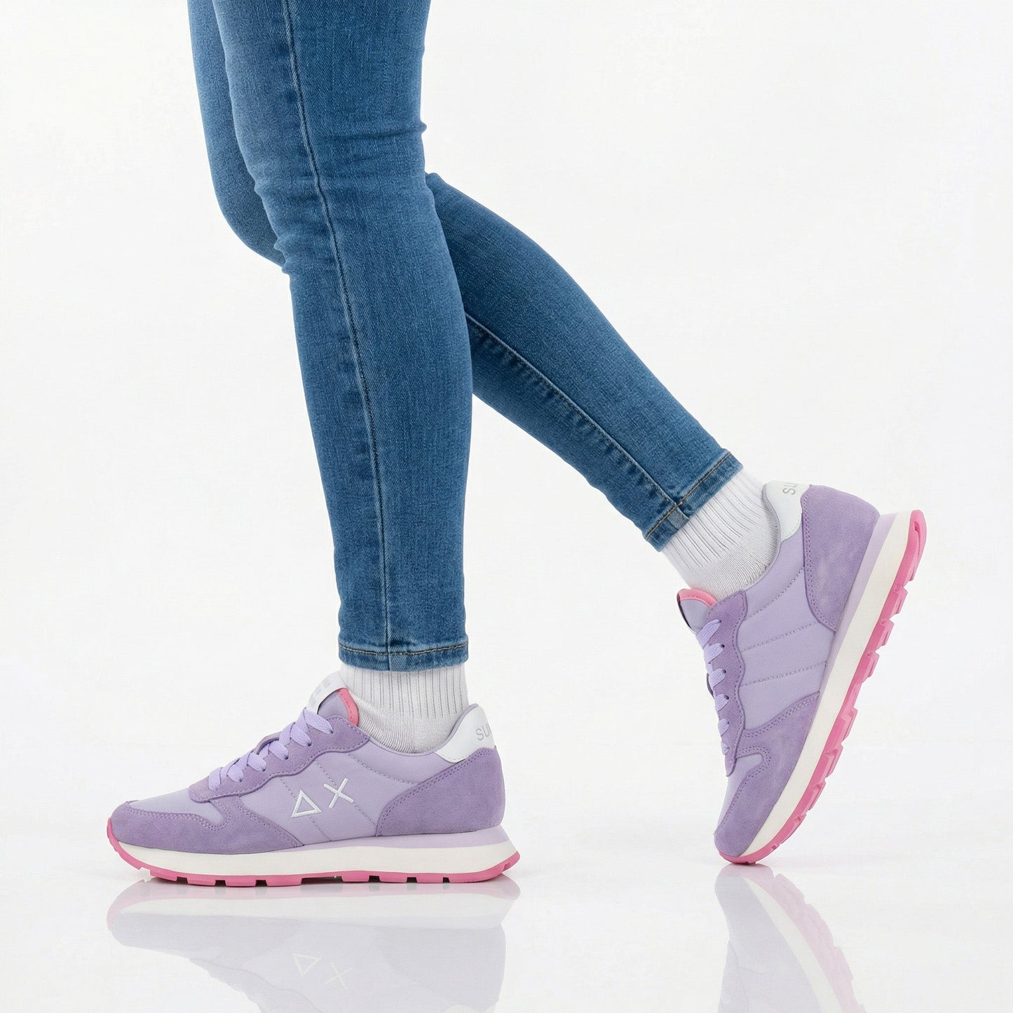 SUN68 Ally Solid - Damen Sneakers Schuhe Violett Z36201-24