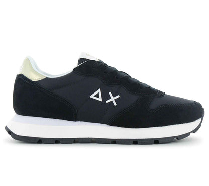 SUN68 Ally Gold Silver - Damen Sneakers Schuhe Schwarz Z36202-11
