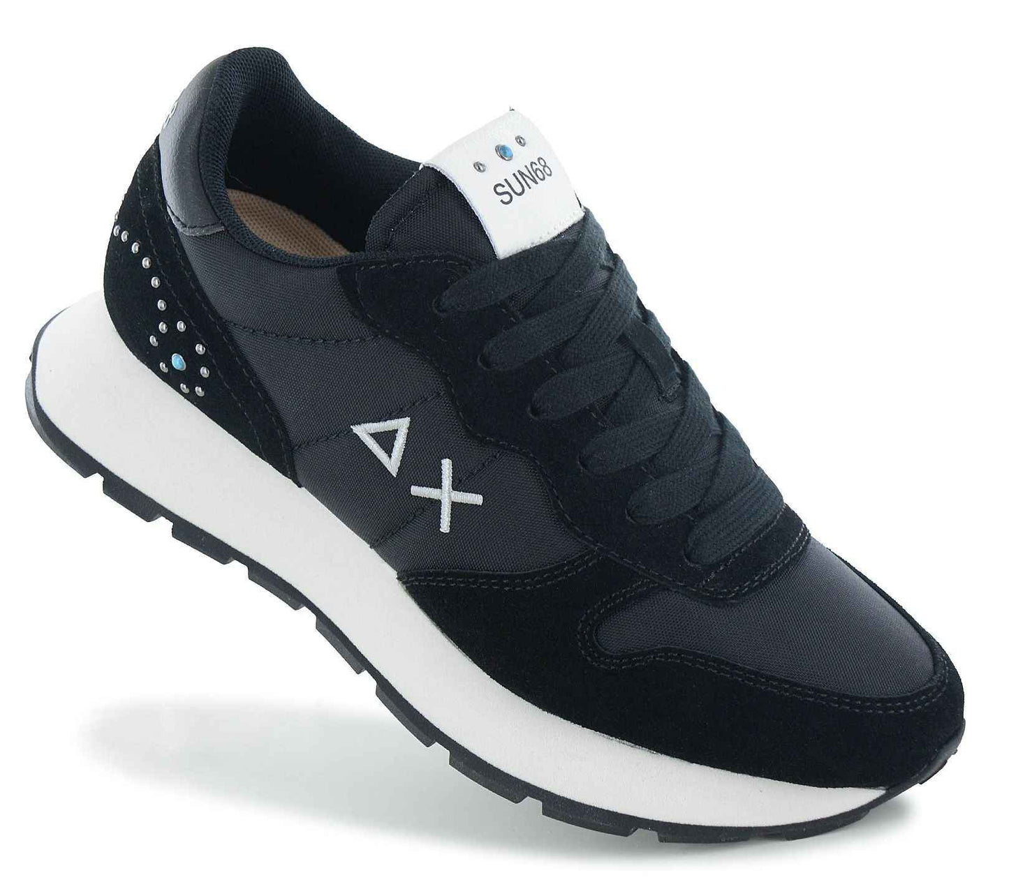 SUN68 Ally Studs - Damen Sneakers Schuhe Schwarz Z36205-11