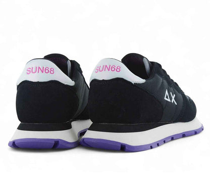 SUN68 Ally Solid - Damen Sneakers Schuhe Schwarz Z45201-11