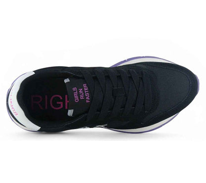 SUN68 Ally Solid - Damen Sneakers Schuhe Schwarz Z45201-11