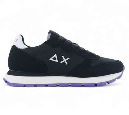 SUN68 Ally Solid - Damen Sneakers Schuhe Schwarz Z45201-11