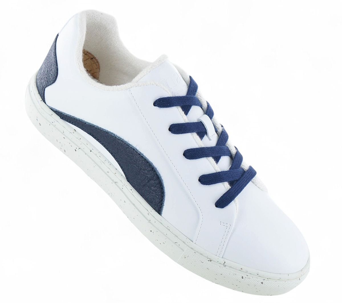 NAE Vegan Shoes Berlin - Sneakers vegane Schuhe Weiß-Blau aus Portugal