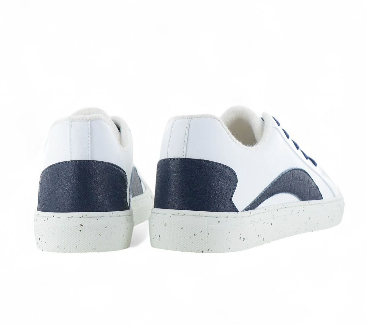 NAE Vegan Shoes Berlin - Sneakers vegane Schuhe Weiß-Blau aus Portugal