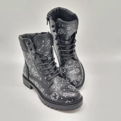 Tattooed Women Ankle Boots SPACE on request